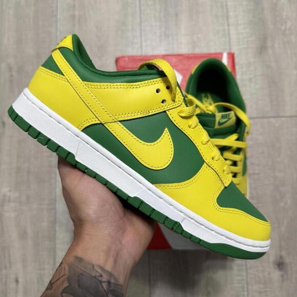 Nike Other - New Nike Dunk Low Retro Reverse Brazil New DV0833-300 Mens Size 9